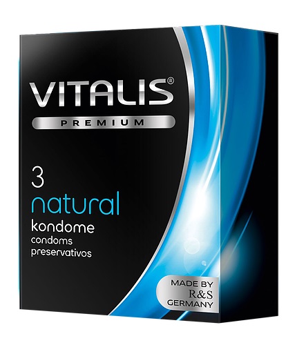 con80033 - Презервативы "Vitalis Premium Natural", 3 шт. con80033 - Презервативы "Vitalis Premium Natural", 3 шт.