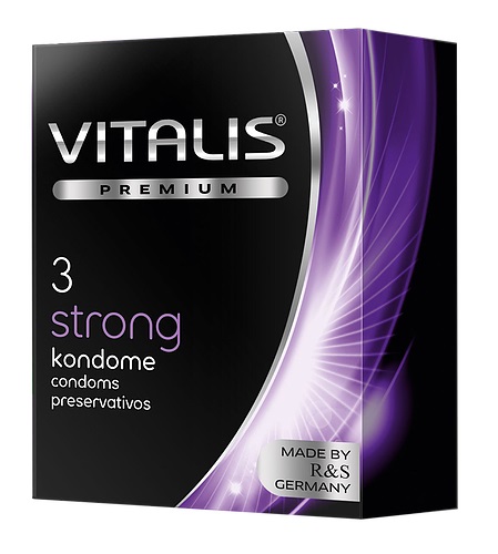 con80037 - Презервативы "Vitalis Premium Strong", 3 шт. con80037 - Презервативы "Vitalis Premium Strong", 3 шт.