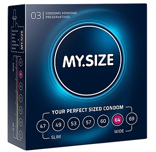 con80014 - Презервативы "My.Size 64", 3 шт. con80014 - Презервативы "My.Size 64", 3 шт.